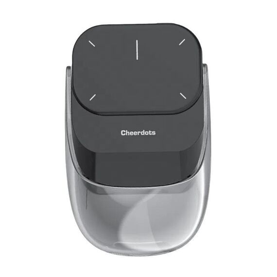 Cheerdots 2 Smart Magnetic Split Air Mouse Wireless Ricaricabile Bluetooth Dual Mode Mouse, Colore: Nero Registrazione