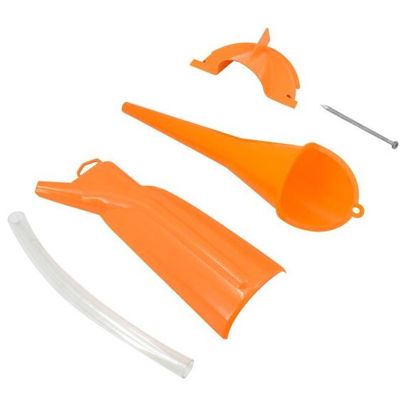 3 pezzi / set per Harley Motorcycle Multifunzionale Waste Oil Deviator Imbuto di plastica (arancione)