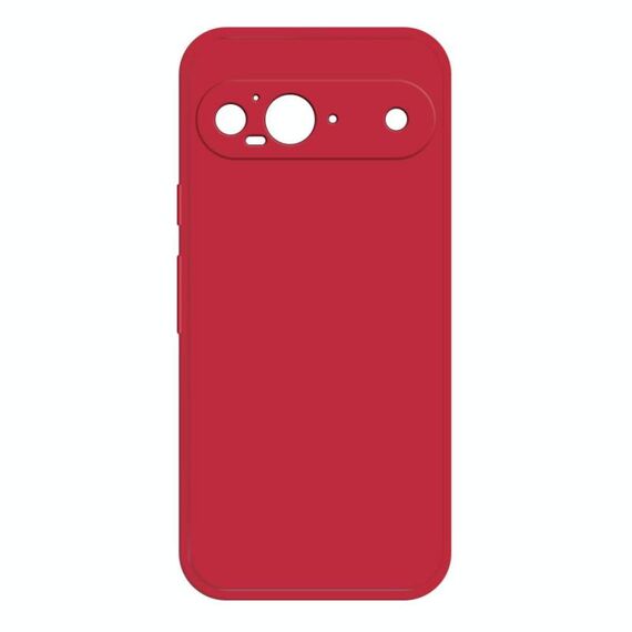 Per Google Pixel 9 Custodia per telefono in silicone liquido imitazione (rosso)