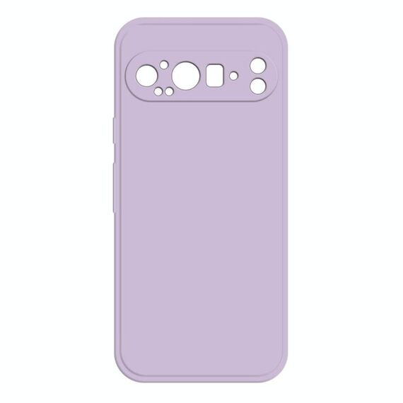 Per Google Pixel 9 Pro Custodia per telefono in silicone liquido imitazione (viola)