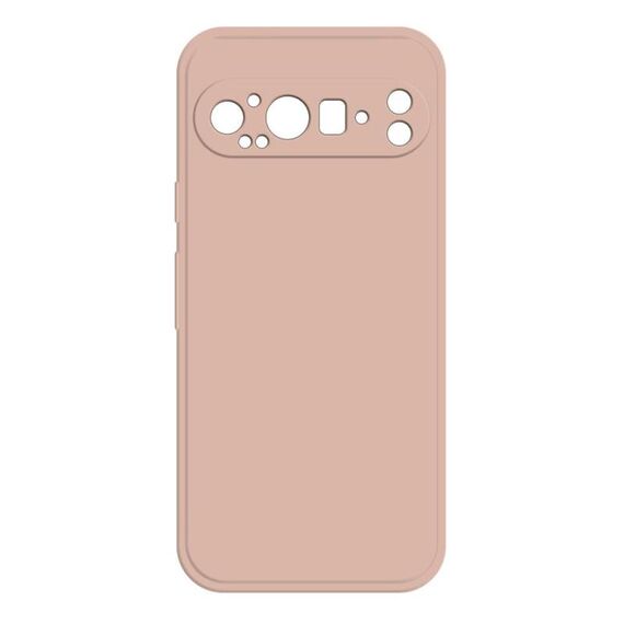 Per Google Pixel 9 Pro Custodia per telefono in silicone liquido imitazione (rosa)