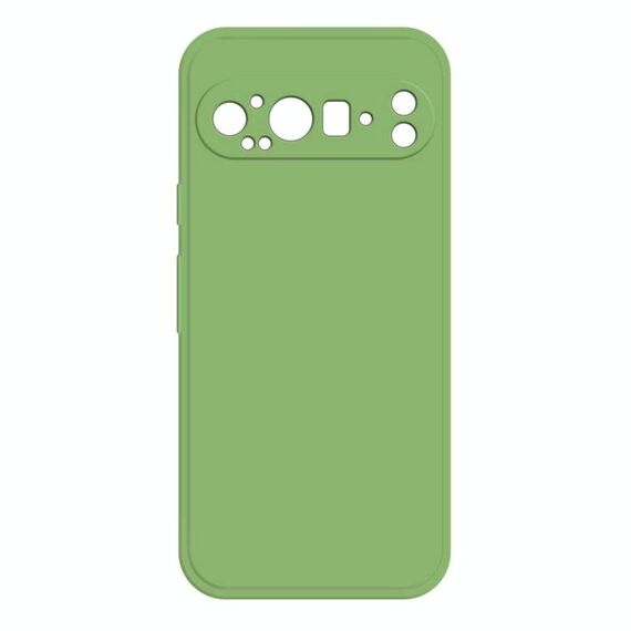 Per Google Pixel 9 Pro Custodia per telefono in silicone liquido imitazione (verde matcha)
