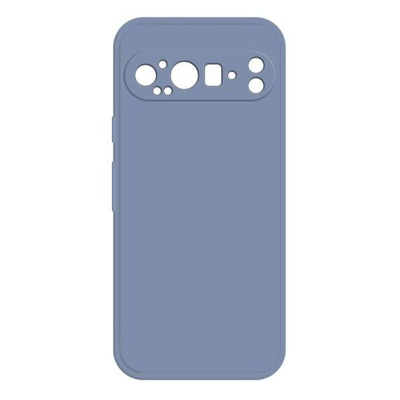 Per Google Pixel 9 Pro Custodia per telefono in silicone liquido imitazione (grigio)