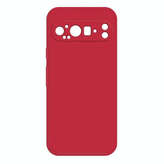 Per Google Pixel 9 Pro Custodia per telefono in silicone liquido imitazione (rosso)
