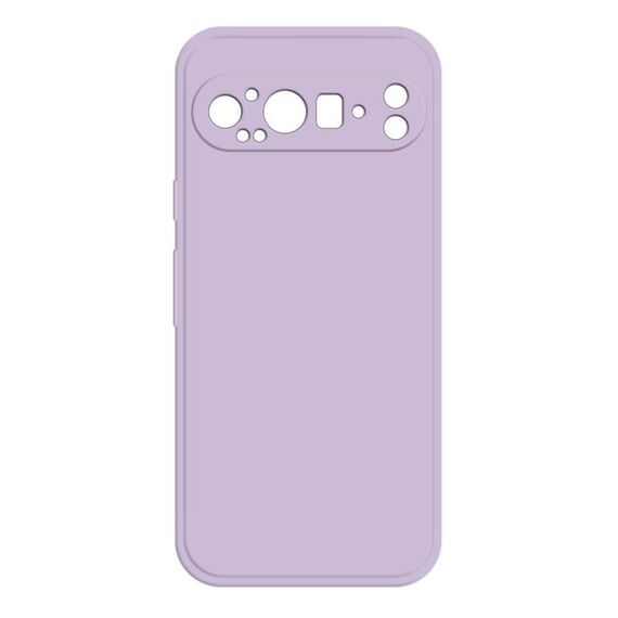 Per Google Pixel 9 Pro XL Custodia per telefono in silicone liquido imitazione (viola)