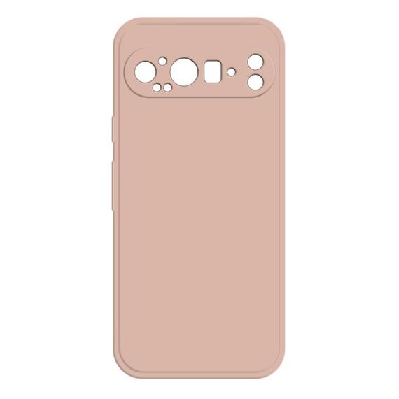 Per Google Pixel 9 Pro XL Custodia per telefono in silicone liquido imitazione (rosa)