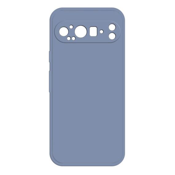 Per Google Pixel 9 Pro XL Custodia per telefono in silicone liquido imitazione (grigio)