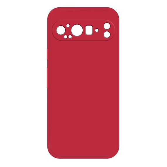 Per Google Pixel 9 Pro XL Custodia per telefono in silicone liquido imitazione (rosso)
