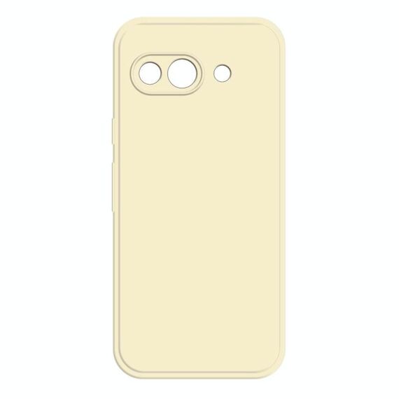 Per Google Pixel 9a Custodia per telefono in silicone liquido imitazione (bianco)