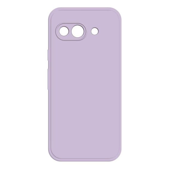 Per Google Pixel 9a Custodia per telefono in silicone liquido imitazione (viola)