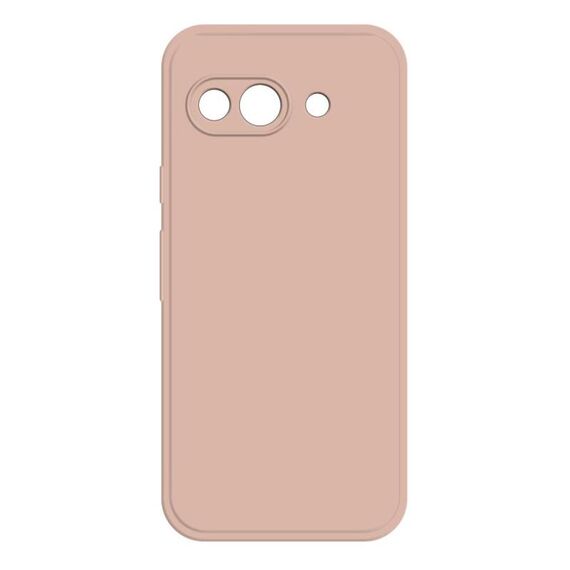 Per Google Pixel 9a Custodia per telefono in silicone liquido imitazione (rosa)