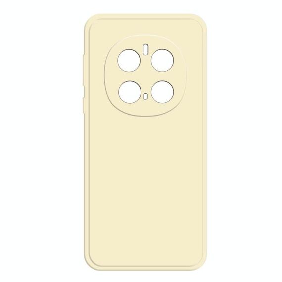 Custodia per telefono in silicone liquido imitazione per Honor Magic7 Pro (bianco)