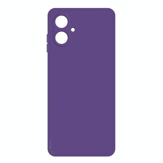 Per Samsung Galaxy A06 4G / 5G Custodia per telefono in silicone liquido imitazione (viola scuro)
