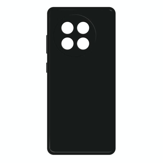 Per OnePlus 13R Custodia per telefono in silicone liquido imitazione (nero)