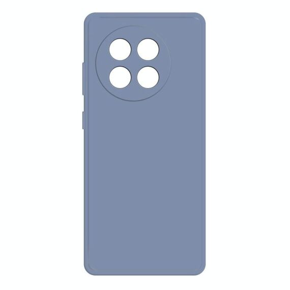 Per OnePlus 13R Custodia per telefono in silicone liquido imitazione (grigio)