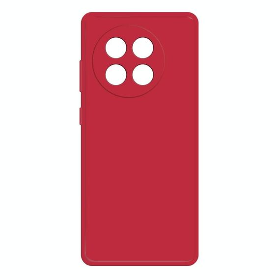 Per OnePlus 13R Custodia per telefono in silicone liquido imitazione (rosso)