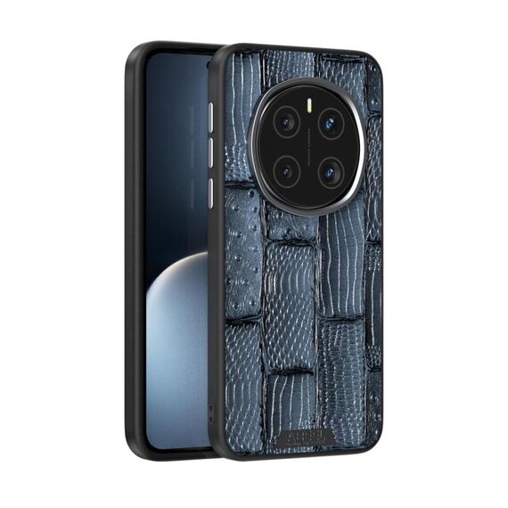 Per Honor Magic7 Pro ABEEL Beast Pattern 6D Micro-Embossed MagSafe Custodia per telefono in vera pelle (blu)