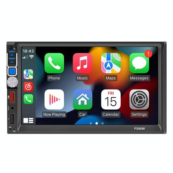 Interconnessione wireless CarPlay per telefono cellulare da 7 pollici MP5 per auto (FS06W)