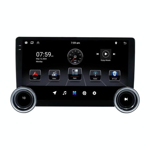 Display IPS da 10,1 pollici + touch screen 2.5D Bluetooth FM Radio Car Navigation Machine, memoria: 1+32G