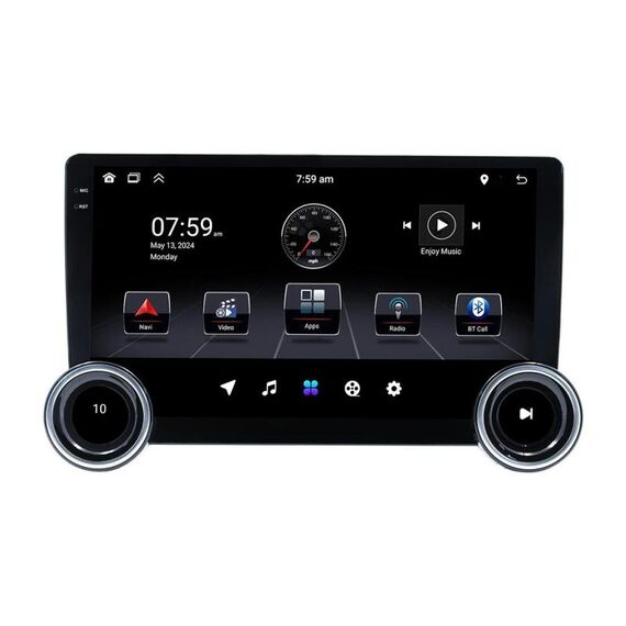 Display IPS da 10,1 pollici + touch screen 2.5D Bluetooth FM Radio Car Navigation Machine, memoria: 2+64G