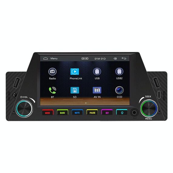 4,7 pollici AUTO/CarPlay Navigazione Bluetooth FM Radio Auto MP5 Marquee (161 W)