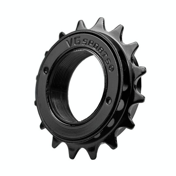 VG SPORTS Passeggino Scooter Bicicletta Volano a velocità singola, Stile: 16T Nero