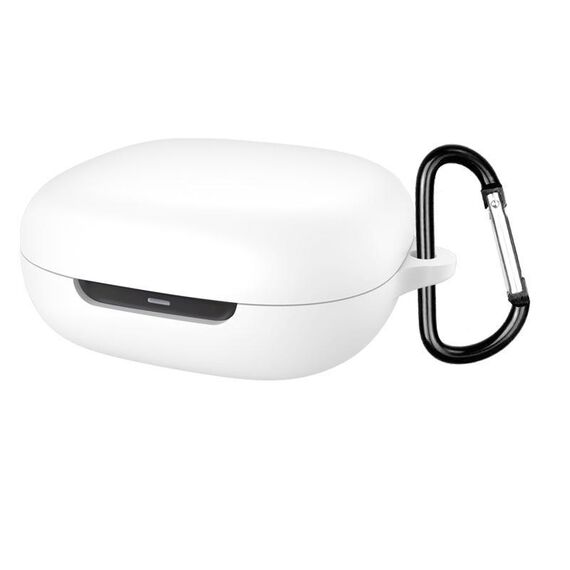 Per gli auricolari wireless Shokz OpenFit 2 T920 Custodia protettiva in silicone (bianco)
