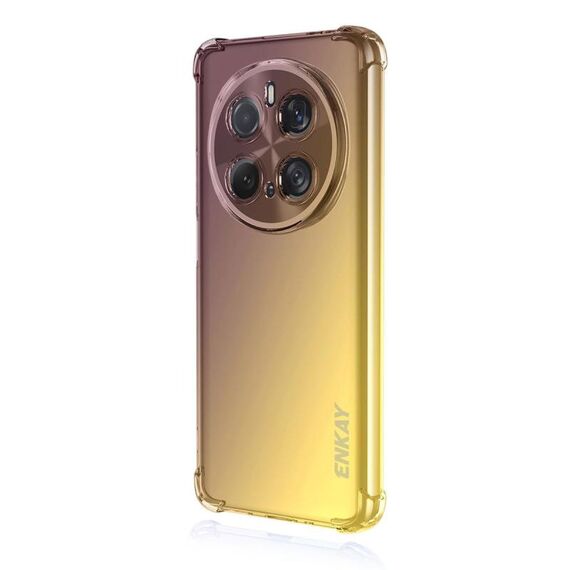 Per Honor Magic7 Pro ENKAY Hat-Prince Gradient Airbag TPU Custodia per telefono (oro viola)