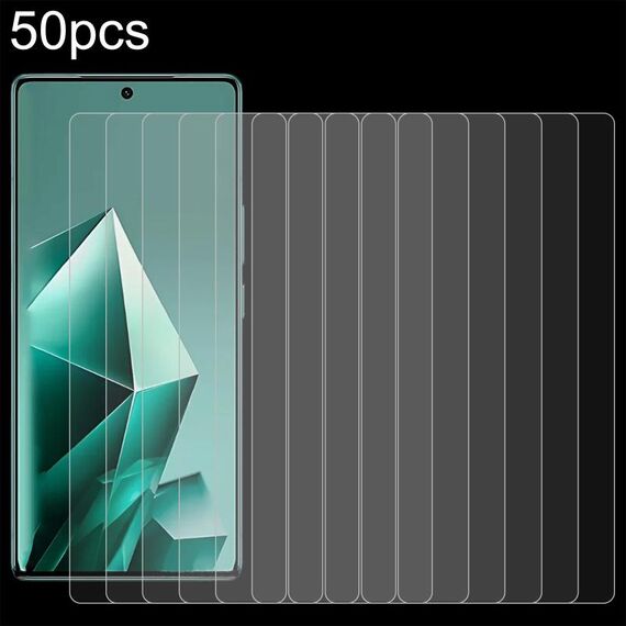 Per Infinix Note 50 4G 50 pezzi Pellicola in vetro temperato 0,26 mm 9H 2,5D