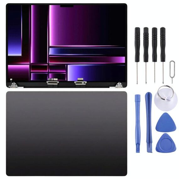 Per MacBook Pro 16,2 pollici A2991 2023 EMC8408 Schermo LCD originale completo (nero)