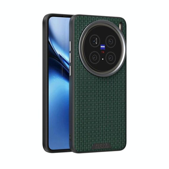 Per vivo X200 ABEL Ruyi Pattern 6D Micro Relief MagSafe Custodia in pelle per telefono (verde)