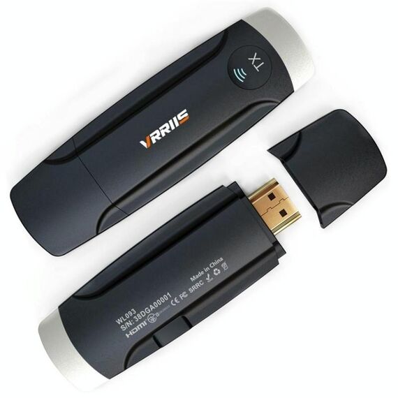 VRRIIS 093 Trasmettitore video ad alta definizione Ricevitore Extender HDMI wireless (argento+nero)
