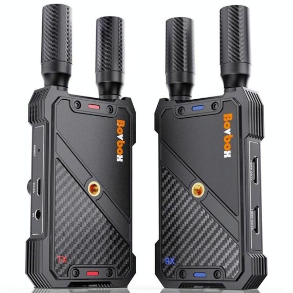 BOVBOX 082 1080P H.265 Bassa Latenza 400m Trasmettitore Ricevitore HDMI Extender Wireless, Spina: Spina USA