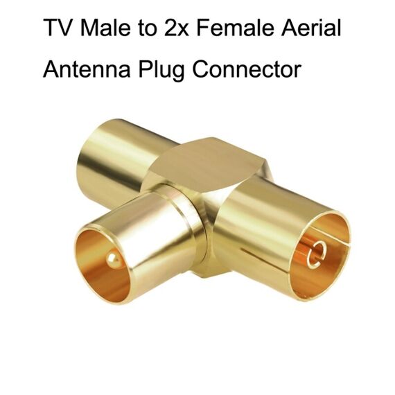 Adattatore cavo coassiale per connettore antenna TV maschio a 2x femmina TBD04246370 6922487986210