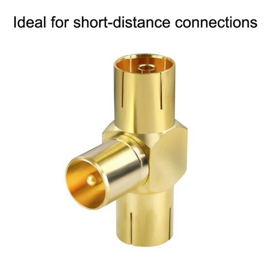 Adattatore cavo coassiale per connettore antenna TV maschio a 2x femmina TBD04246370 6922487986210