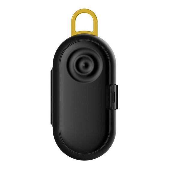 Mini contenitore portatile multifunzione per stuzzicadenti, filo interdentale, tappi per le orecchie, contenitore per pillole (nero)