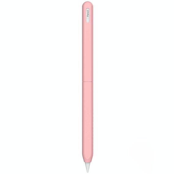 Per Apple Pencil 2 / Pro LC182 Custodia protettiva anti-rotolamento in silicone per penna stilo (rosa)