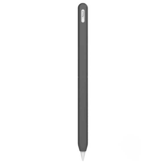 Per Apple Pencil 2 / Pro LC182 Custodia protettiva anti-rotolamento in silicone per penna stilo (nero)