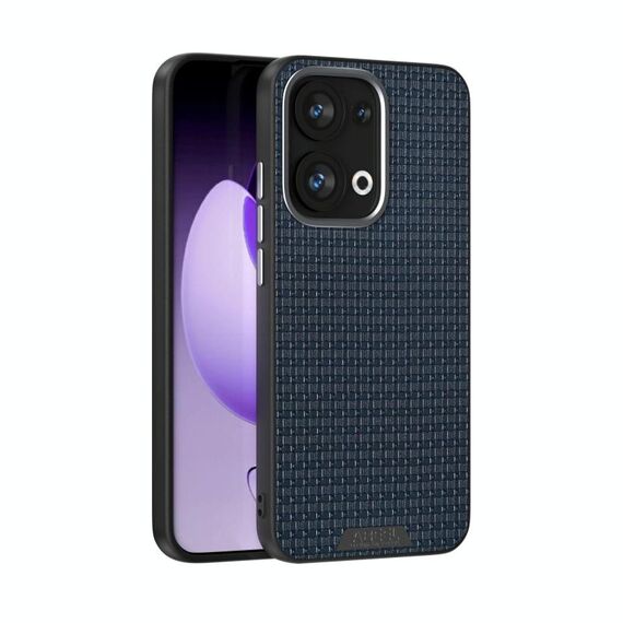 Per OPPO Reno13 Global ABEEL Ruyi Pattern 6D Micro Relief MagSafe Custodia in pelle per telefono (blu)