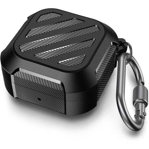 Custodia in TPU per auricolari AhaStyle PT131 per Samsung Galaxy Buds Live / Pro / 2 / 2 Pro / FE (nero)