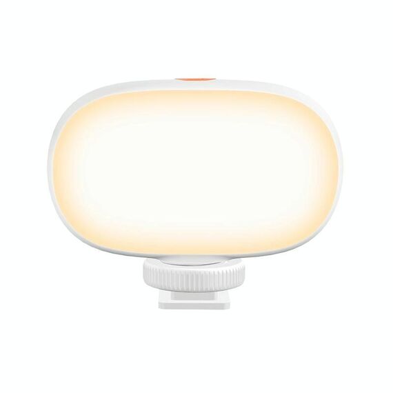Mini luce di riempimento per fotocamera LED per telefono cellulare, luce soffusa, videoconferenza, lampada per fotografia, lampada per selfie portatile (bianca)