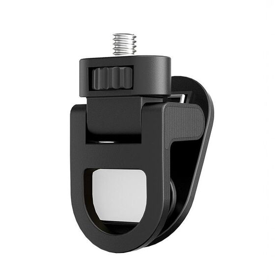 1/4 Vite Universale Luce di Riempimento Clip per Cellulare GoPro Videoconferenza Laptop PC Clip Esterna (Piccola Piatta-Nero)