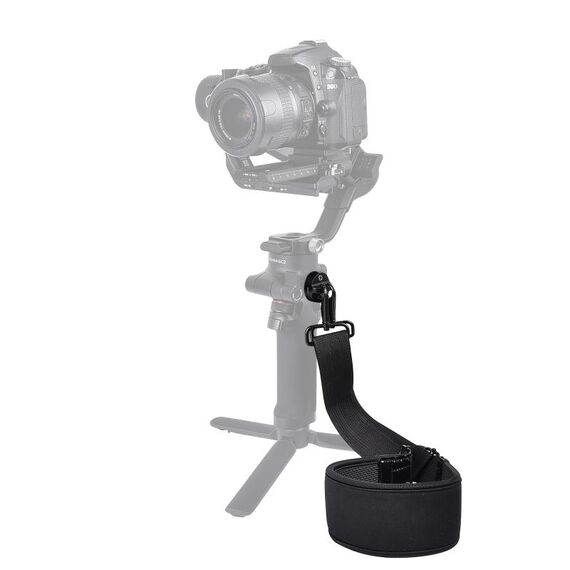 STARTRC Ispessimento Antistress Cinghia da collo Cordino Cordino per appendere Fibbia per DJI RONIN RS-2 / RONIN RS-C2 (Nero)