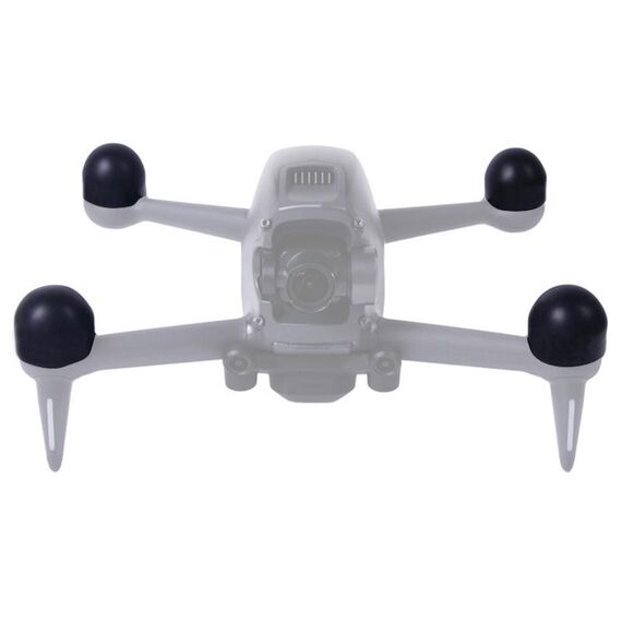 Sunnylife FV-Q9308 4 PCS Cover protettivo motore Motori Pellicola protettiva in silicone per DJI FPV (nero)
