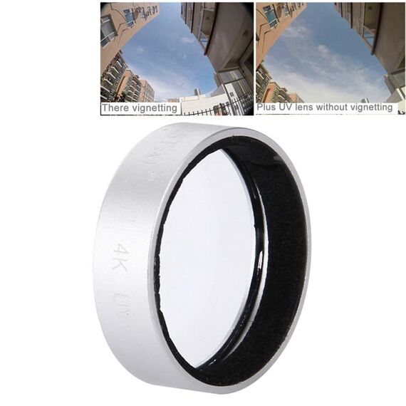 JUNESTAR per Xiaomi Xiaoyi Yi II 4K Sport Action Camera Filtro UV professionale (argento)