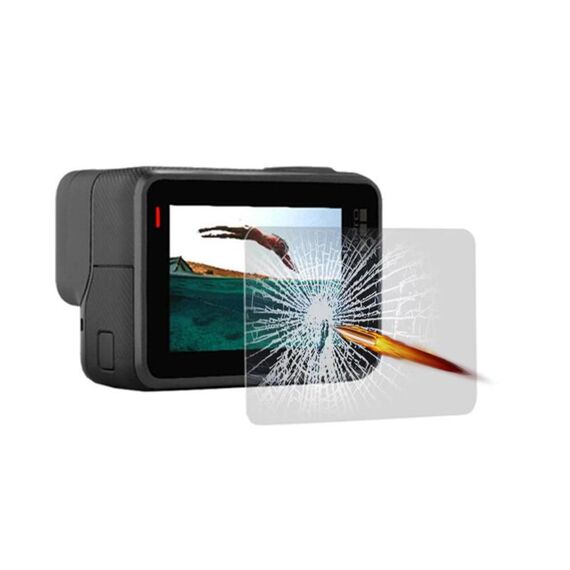 Pellicola in vetro temperato per display LCD GoPro HERO5