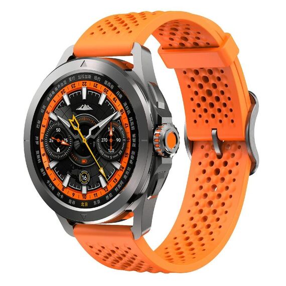 Per Xiaomi Watch S4 Sport Kalebol 22mm Cinturino in silicone (arancione)