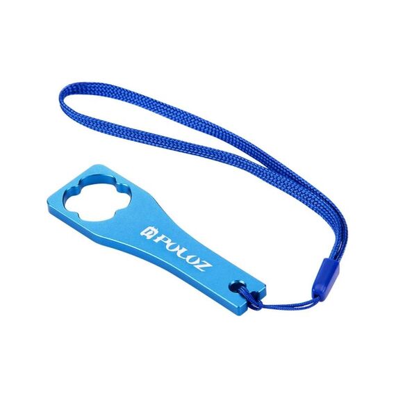 PULUZ CNC lega di alluminio stringere lo strumento chiave a vite per GoPro Hero11 Black/HERO10 Black/HERO9 Black/HERO8 Black/HERO7/6/5/5 Session/4 Session/4/3+/3/2/1, Xiaoyi e altre azioniFotocamere (blu)