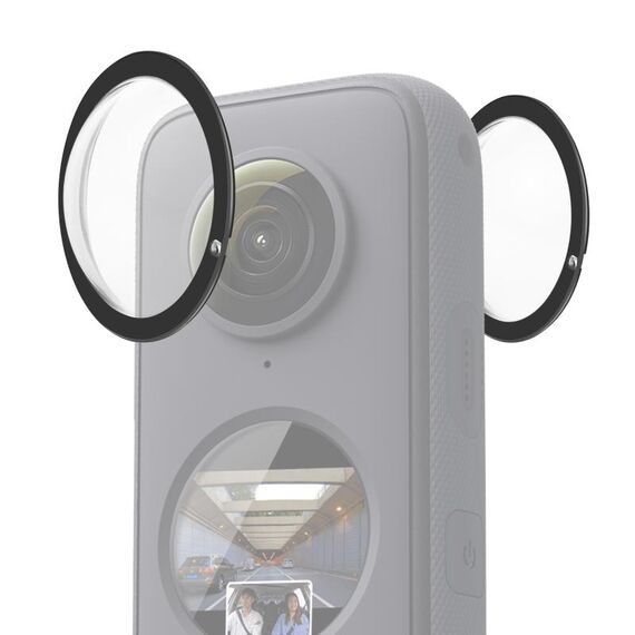 PULUZ LENS GUARD PC Cover protettivo per INSTA360 One X2 (nero)