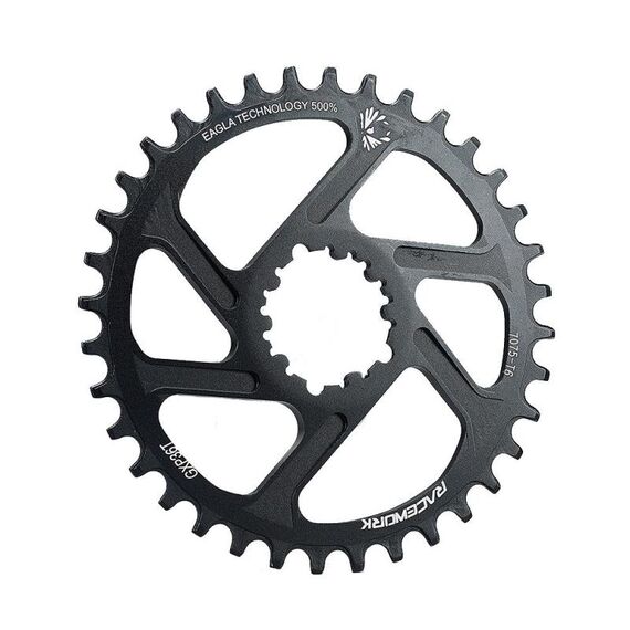 RACEWORK 7075-T6 per SRAM Mountain Bike Pignone per bicicletta tondo a piastra singola, specifiche: 3 mm 36T